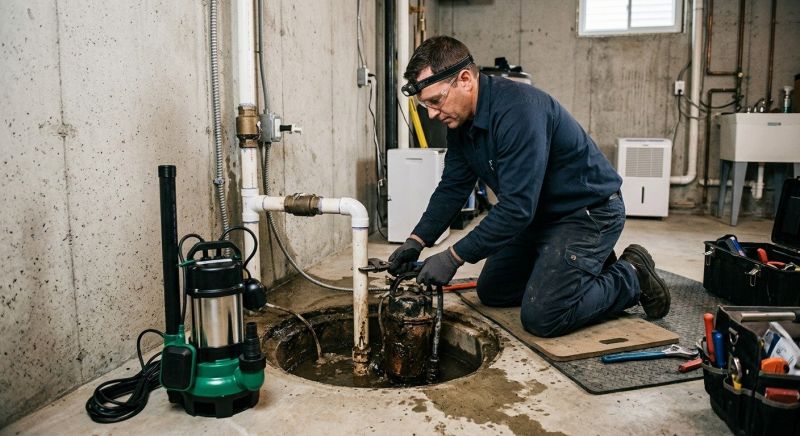 Basement Drainage Installation in Pompano Beach, FL