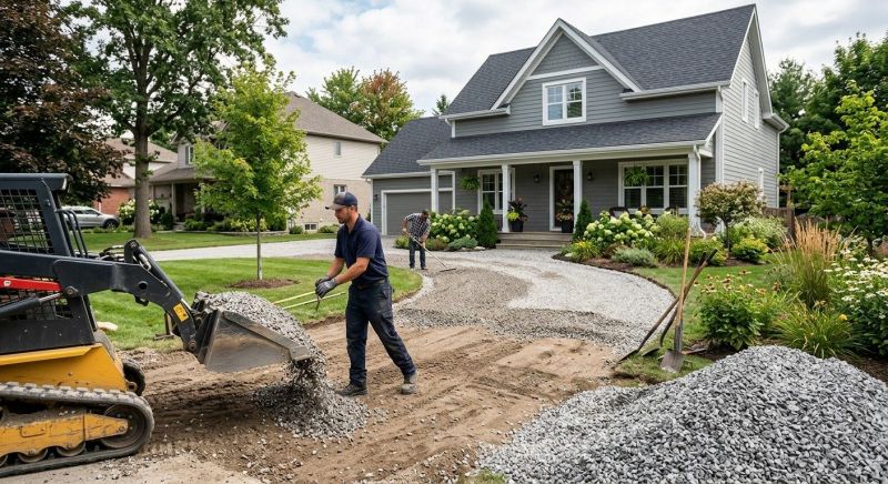 Gravel Patio Installation in Calvert County, MD