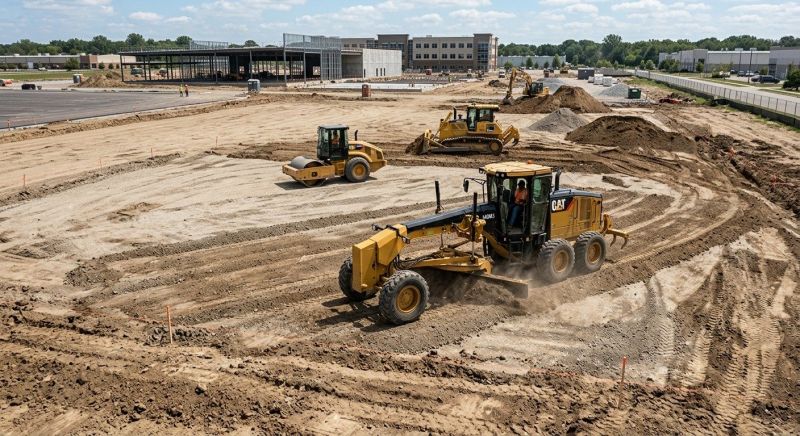 Parking Lot Gravel Repair in Woodstock, GA